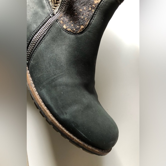 Women’s 100% Leather Ankle Boot With Side Zipper, Lined With Real Leather - Picture 5 of 9